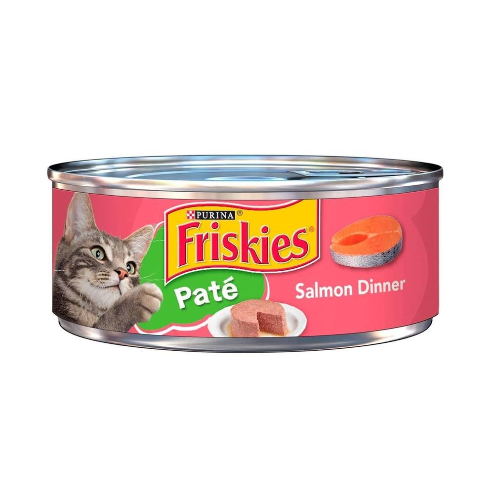 Alimento para Gatos Friskies Paté Sabor Salmón 156 g