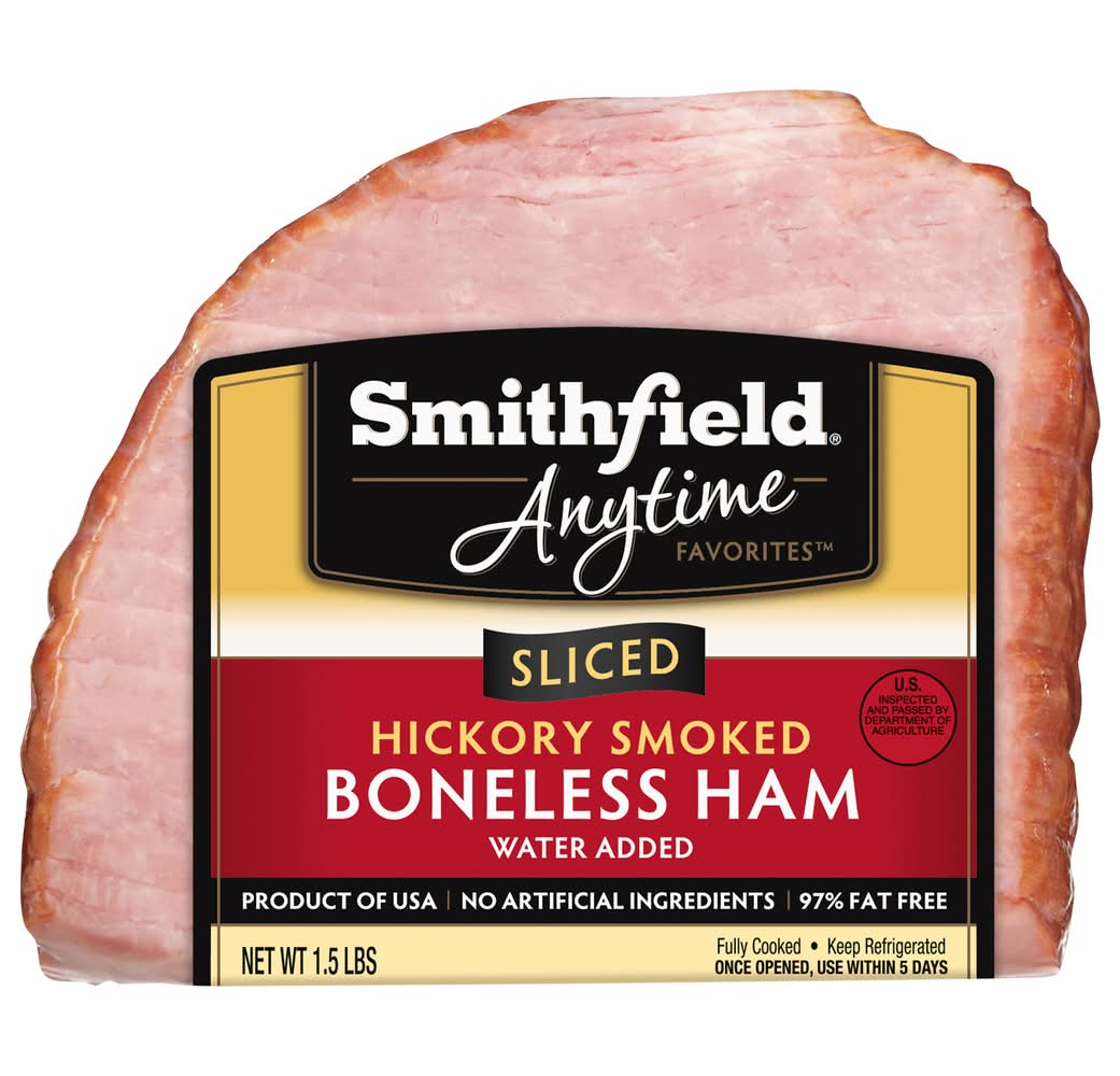 Smithfield Favorites Sliced Boneless Ham, Hickory Smoked (1.5 lbs)