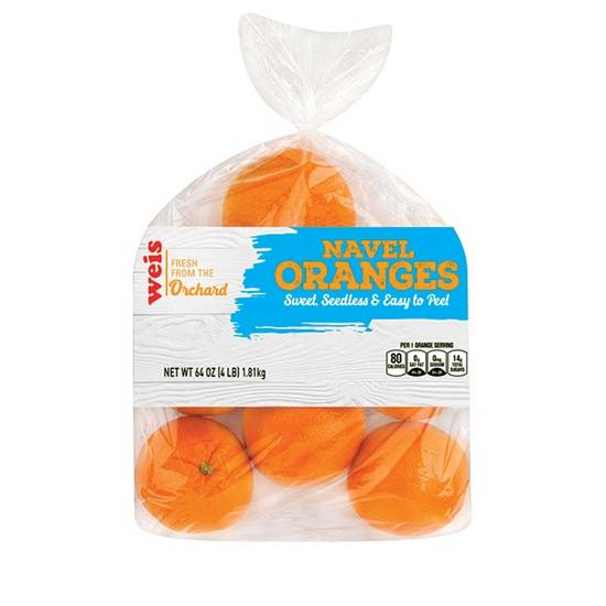 Weis Quality Oranges California Navel Bag