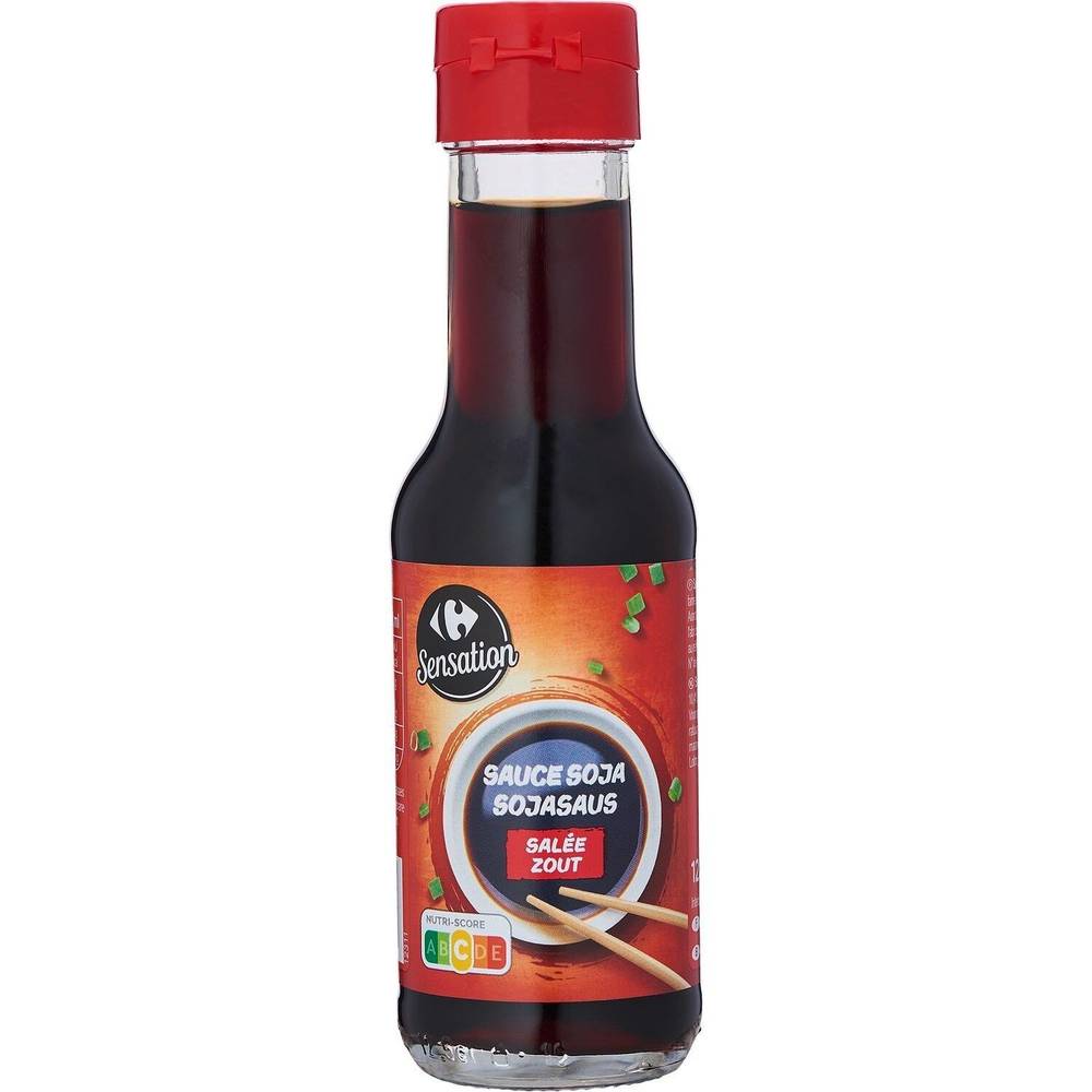 Sauce soja salée CARREFOUR SENSATION - la bouteille de 125mL