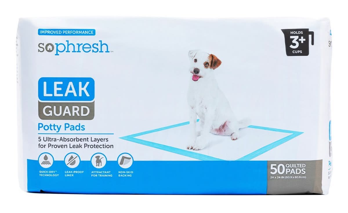 Sophresh · Leak guard tapetes absorbentes para perros (50 un)