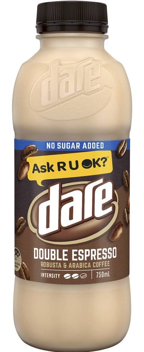 Dare No Added Sugar Double Espresso 750mL