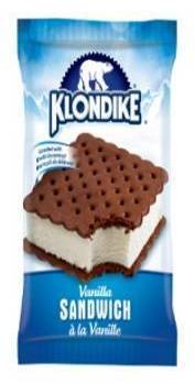 Klondike Classic Ice Cream Sandwich, Vanilla (135 ml)