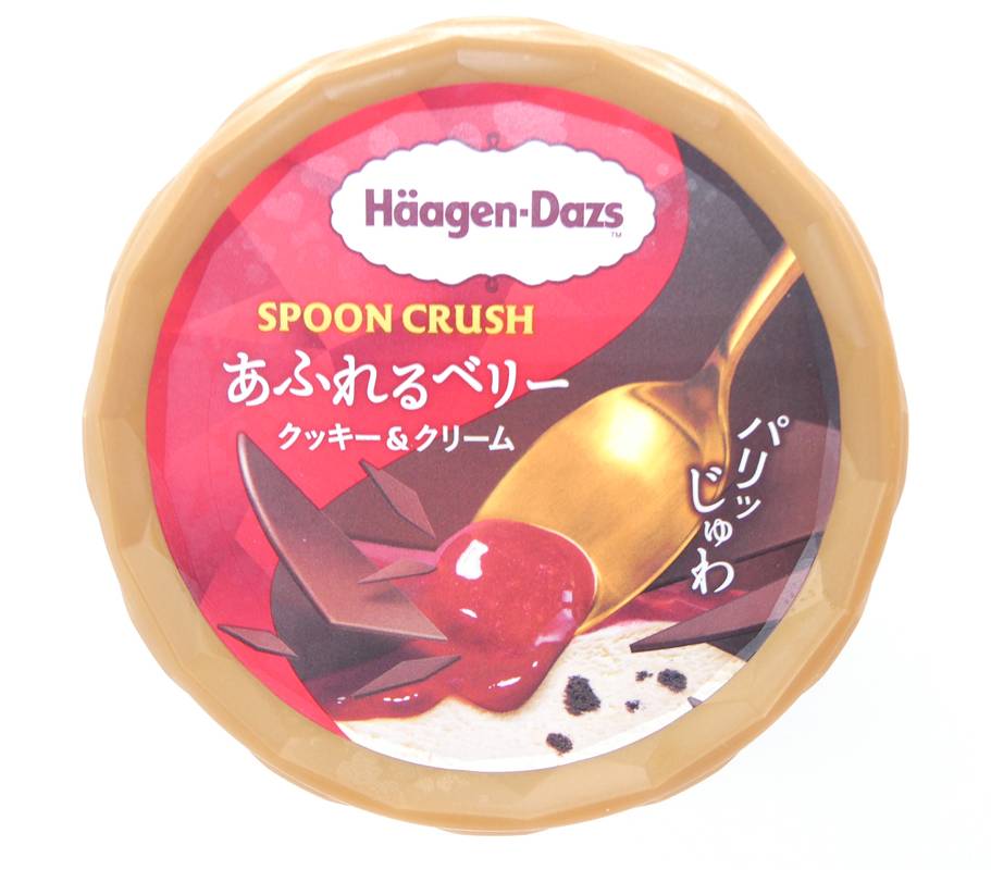 ハーゲンダッツ SPOON CRUSH - あふれるベリー クッキー&クリーム (82mL)