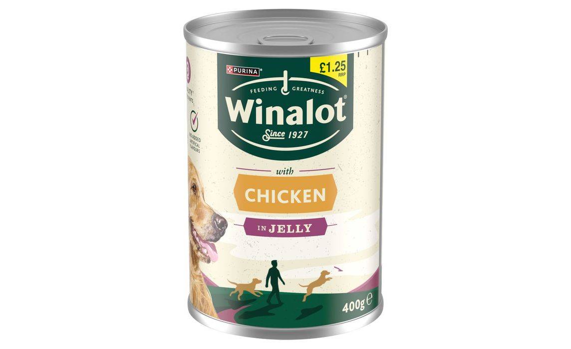 Winalot Classics Mixed In Jelly Chicken Wet Dog Food 400g (407355)