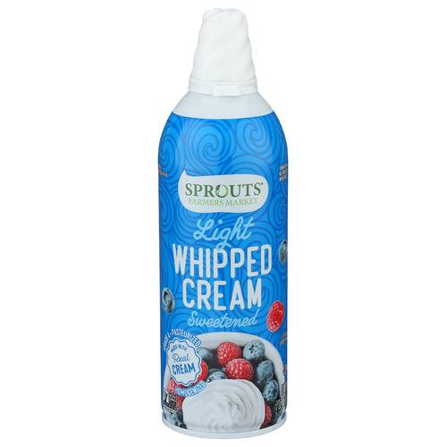 Sprouts Sweetened Light Whipped Cream