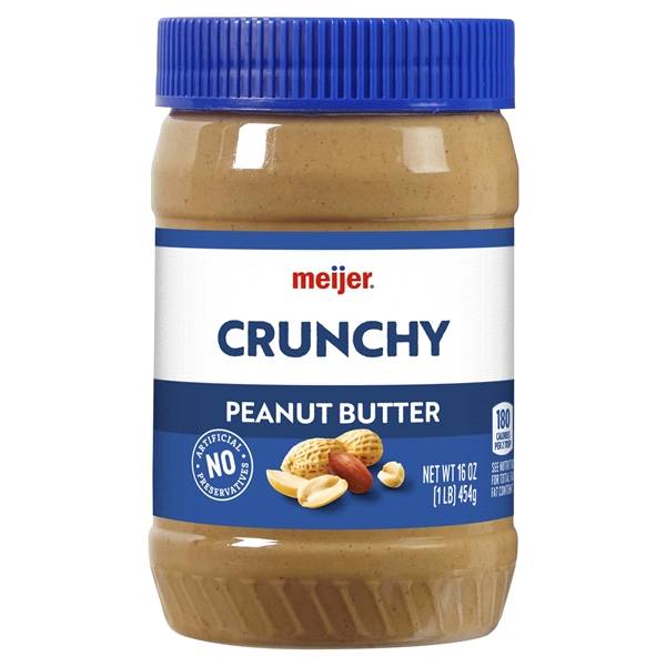 Meijer Crunchy Peanut Butter (16 oz)
