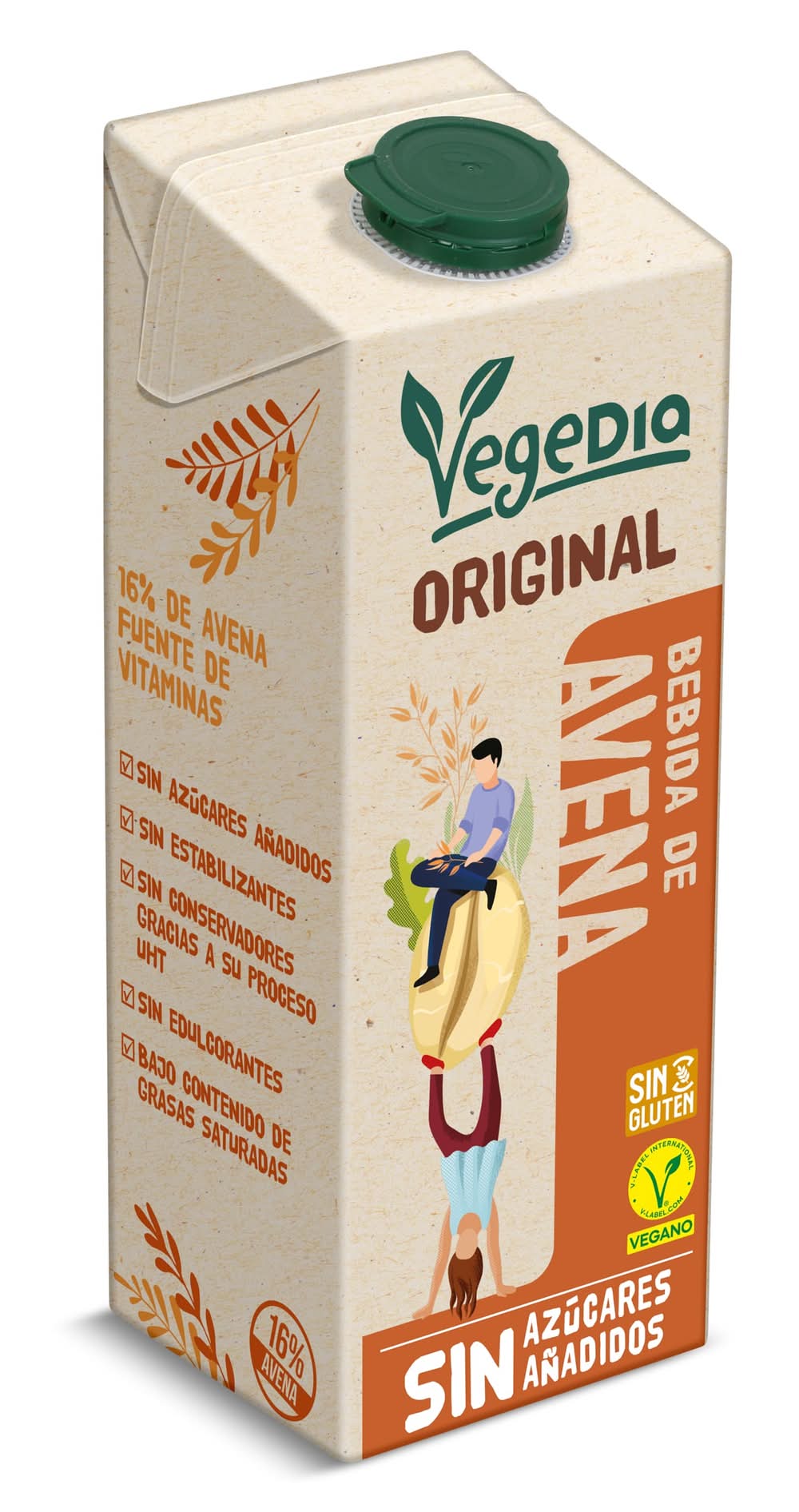 Bebida De Avena Vegedia 1 L