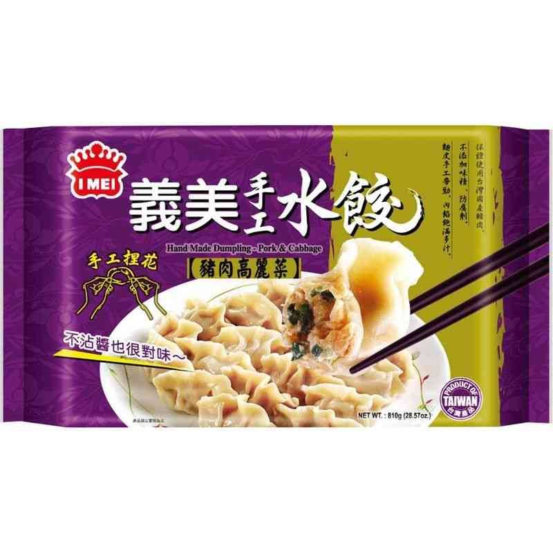 義美手工水餃-豬肉高麗菜-810g <810g克 x 1 x 1Pack包>