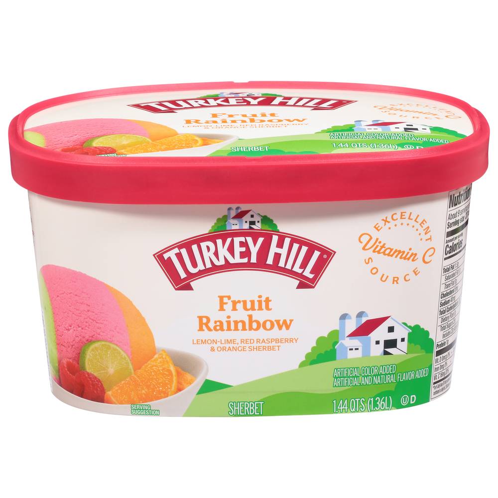 Turkey Hill Fruit Rainbow Sherbet (1.36 L)