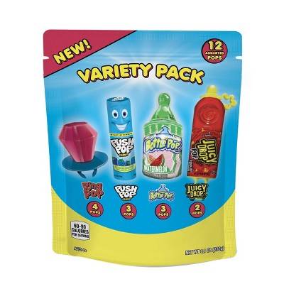 Bazooka Candy Pops Variety pack (8.1 oz, 12 ct)