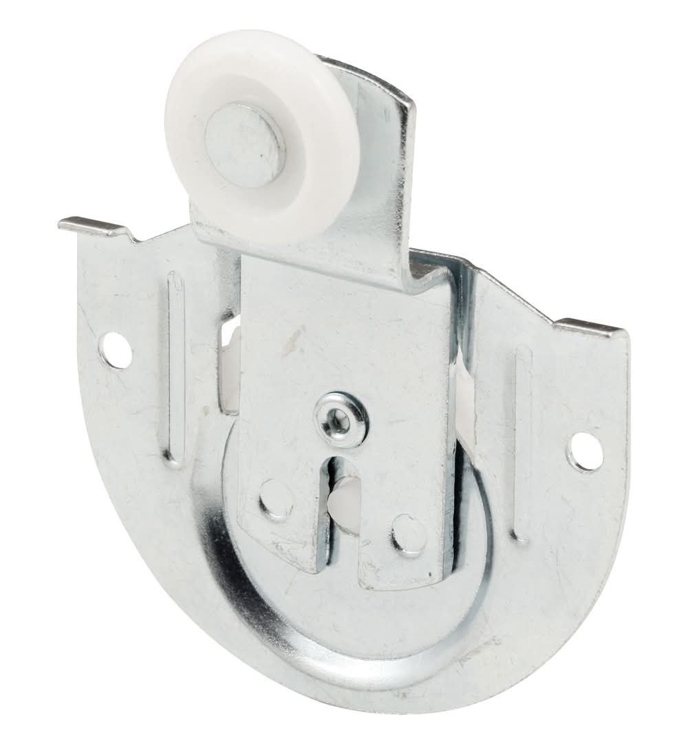 Prime-Line 7/8 In. D X 0.38 In. L Mill Nylon/Steel Roller Assembly 2 Pk