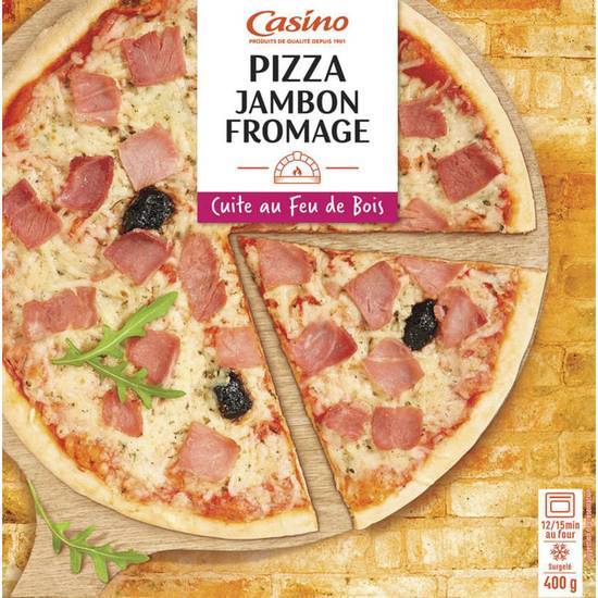 Casino Pizza jambon fromage 400g