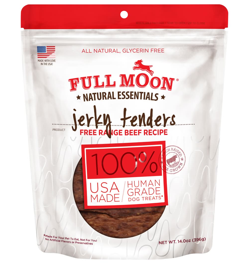 Full Moon Beef Recipe Jerky Tenders Dog Treats (14 oz)