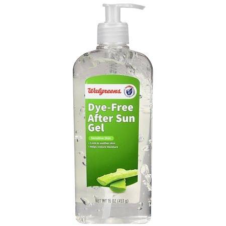 Walgreens After Sun Gel Dye-Free