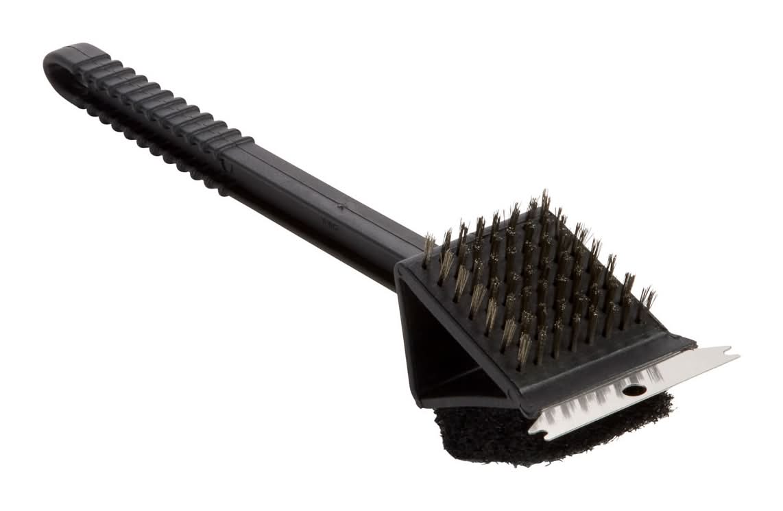 3 In 1 Grill Cleaning Brush Black