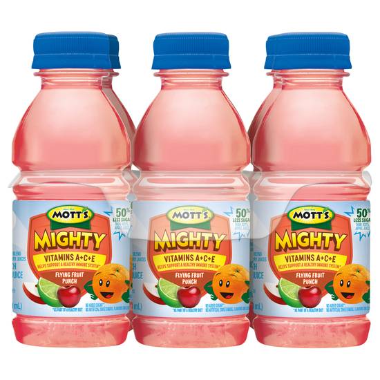 Mott's Mighty Flying Fruit Punch Juice (6 ct, 8 fl oz)