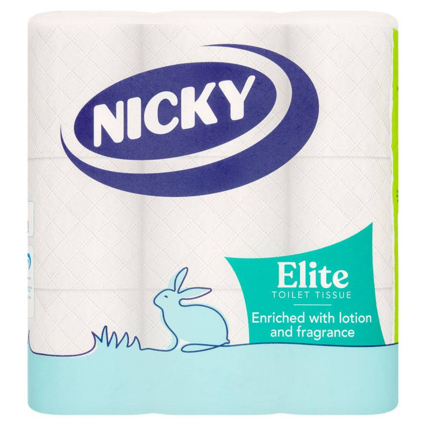 Nicky Elite Toilet Tissue Rolls (9 pack)