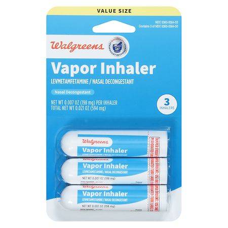 Walgreens Vapor Inhaler (3 ct)