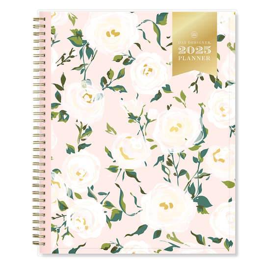 Blue Sky Day Designer 8.5" X 11" Coming Up Roses 2025 Weekly/Monthly Planner