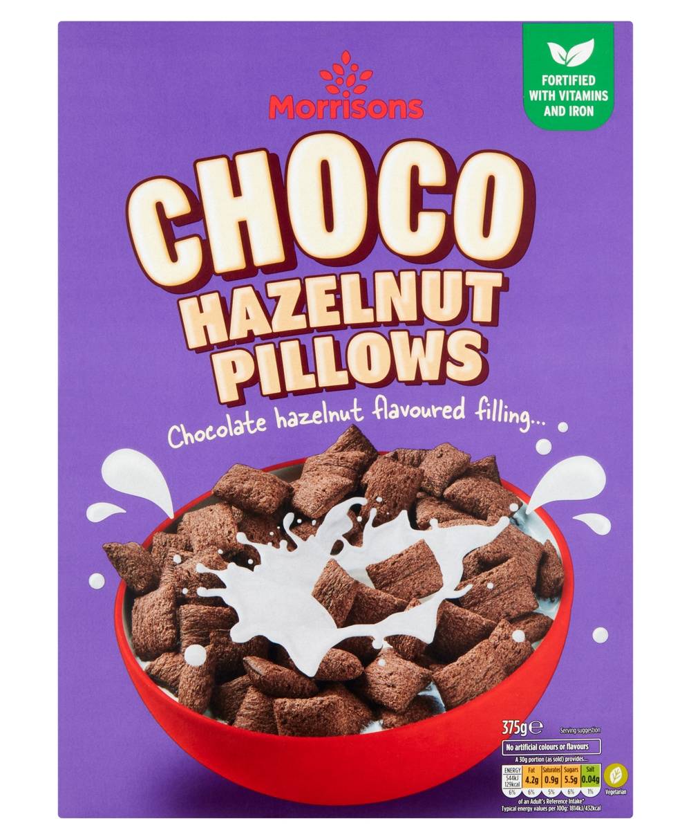 Morrisons Choco Nut Pillows 375G