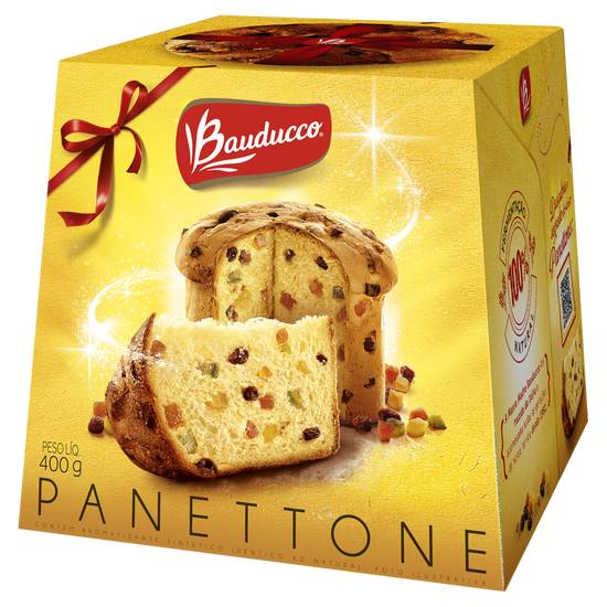 Bauducco panettone com frutas cristalizadas (400 g)