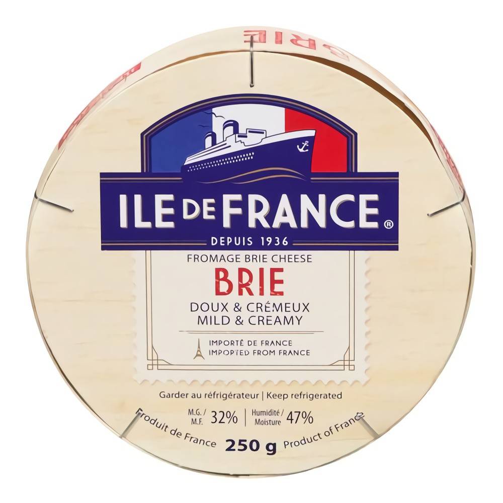 Ile de France Mild & Creamy Brie Cheese (250 g)