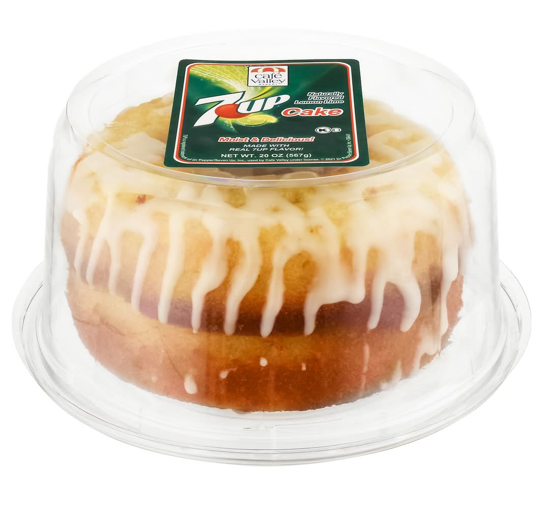 Café Valley 7Up Mini Bundt Cake, Lemon Lime (3 oz)