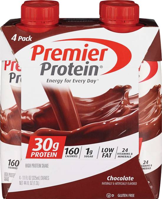 Premier Protein High Protein Shake 4CT, Chocolate
