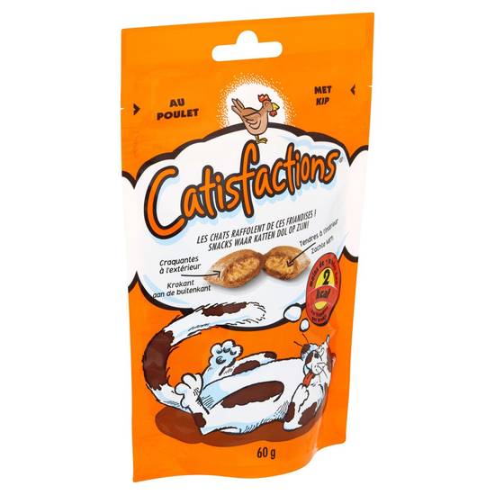 Catisfactions Snack Chat au Poulet 60 g