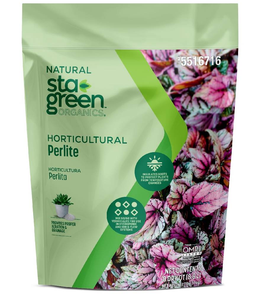 Sta-Green Perlite 8 qt. Organic Perlite Drainage and aeration | 8100732