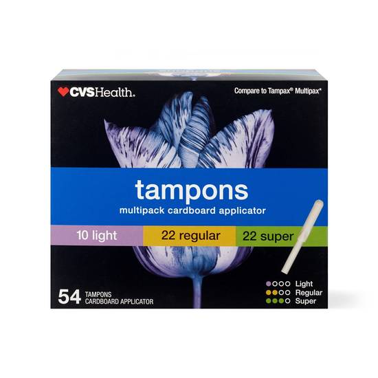 CVS Health Tampons Multi Pack , 54 CT