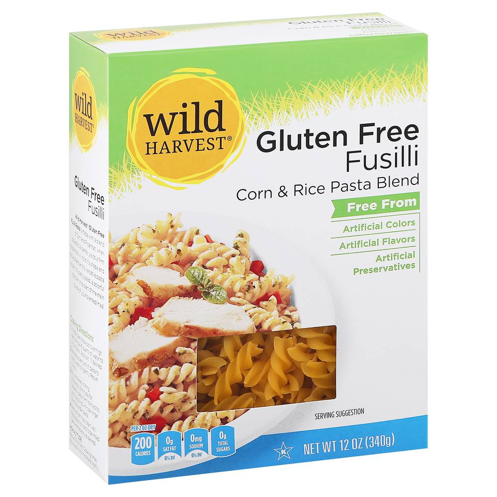 Wild Harvest Gluten Free Fusilli Corn & Rice Pasta Blend (12 oz)