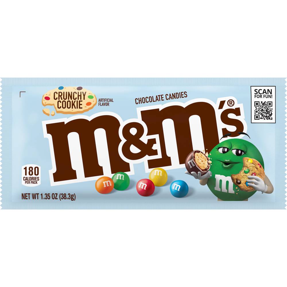 M&M's New Crunchy Cookie Milk Chocolate Candies (1.35 oz)