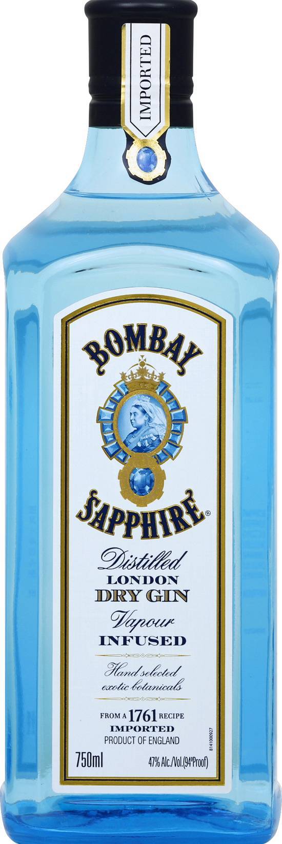 Bombay Sapphire Distilled London Dry Gin (750 ml)