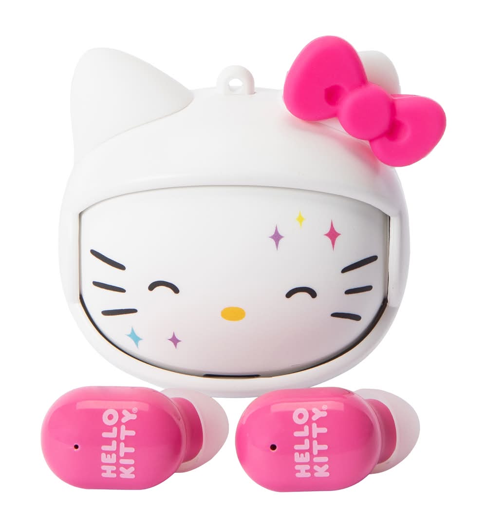 Hello Kitty And Friends® Wireless Earbuds With Rotating Charging Case Hello Kitty