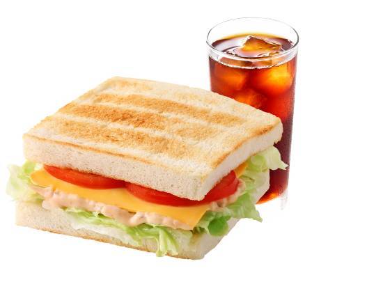 【套餐】鮮蔬蕃茄起士吐司｜Fresh Vegetable Tomato Cheese Toast