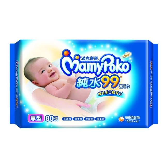 Mamypoko 超柔感溼巾厚型80P