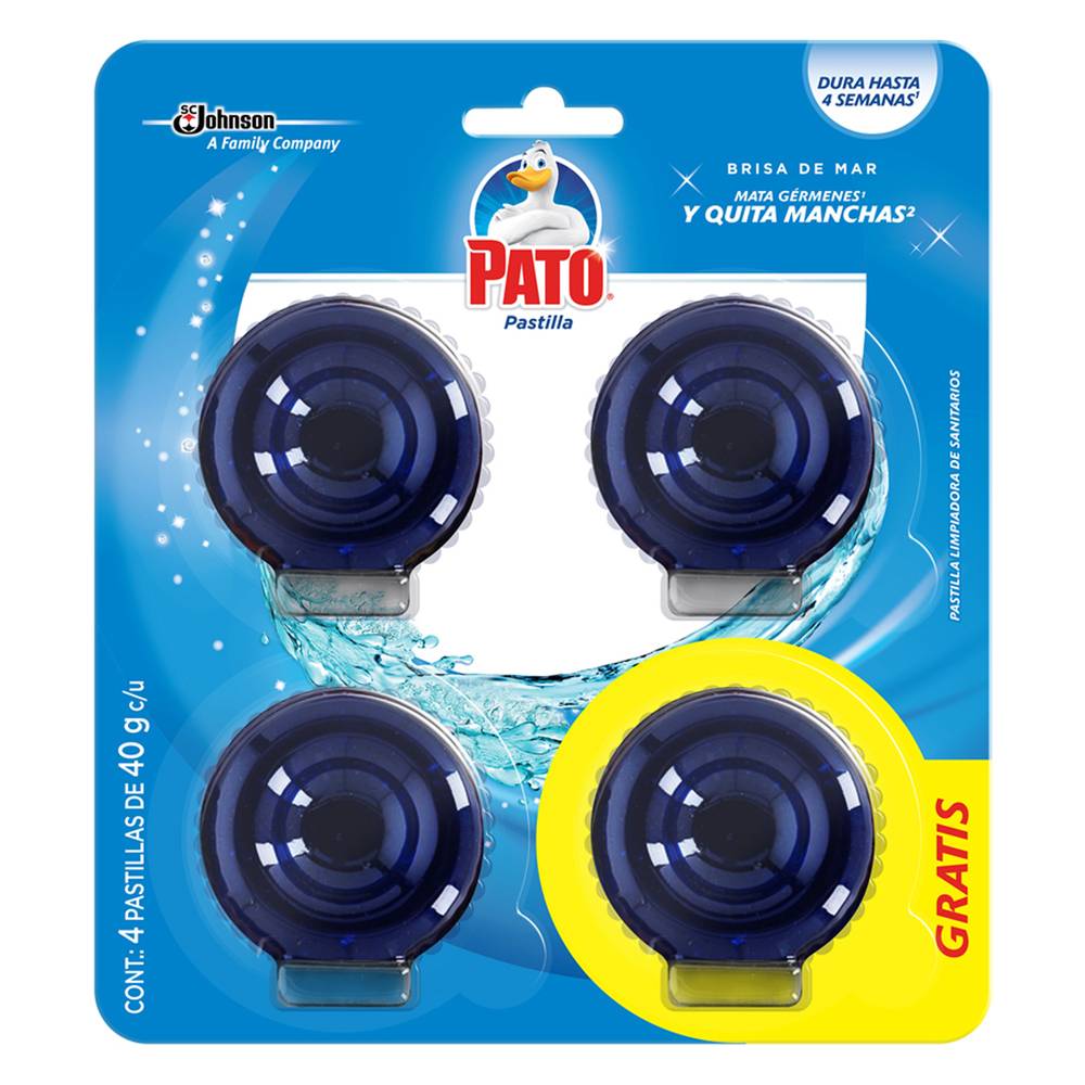 Pato · Pastillas limpiadoras de sanitarios (4 un)