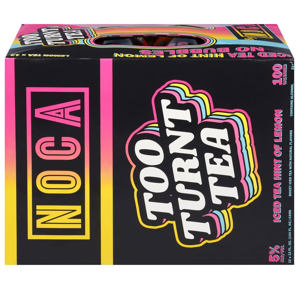 NOCA Boozy Hint Of Lemon Iced Tea (12 x 12 fl oz)