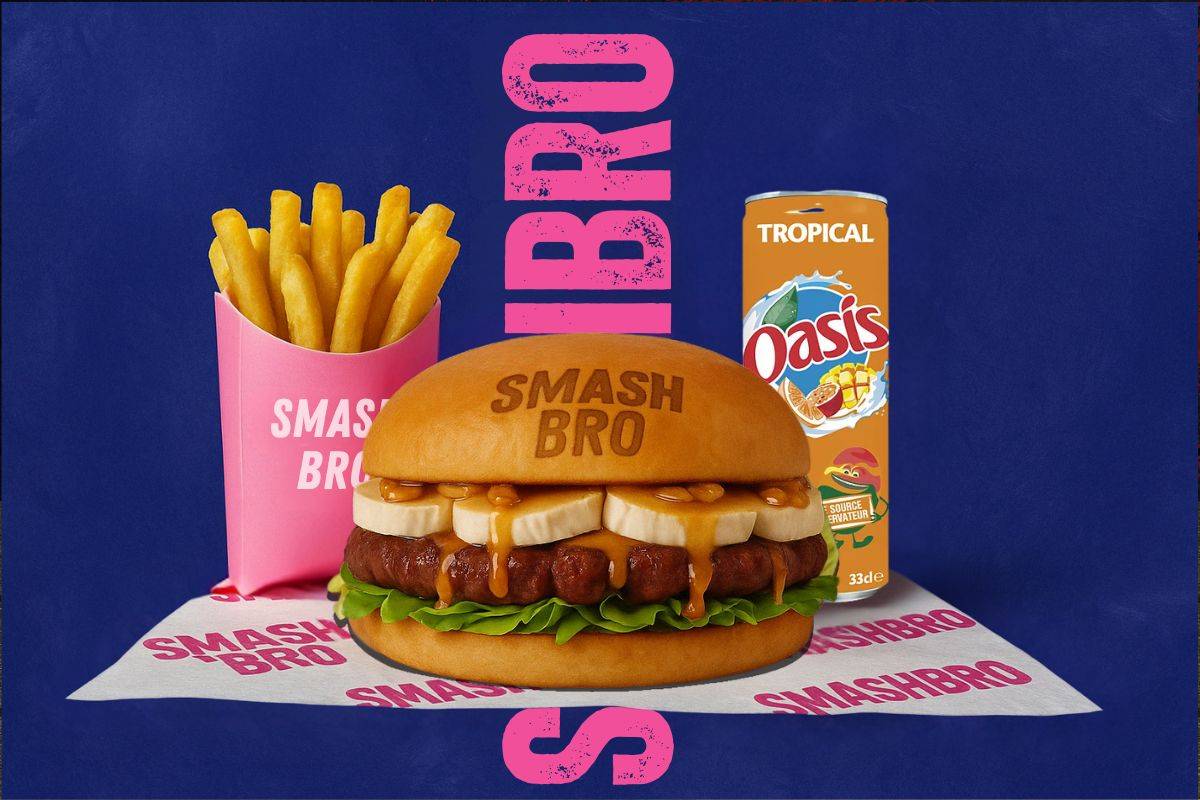 🍯 MENU SMASH CHÈVRE MIEL – LE SUCRÉ-SALÉ QUI TAPE FORT