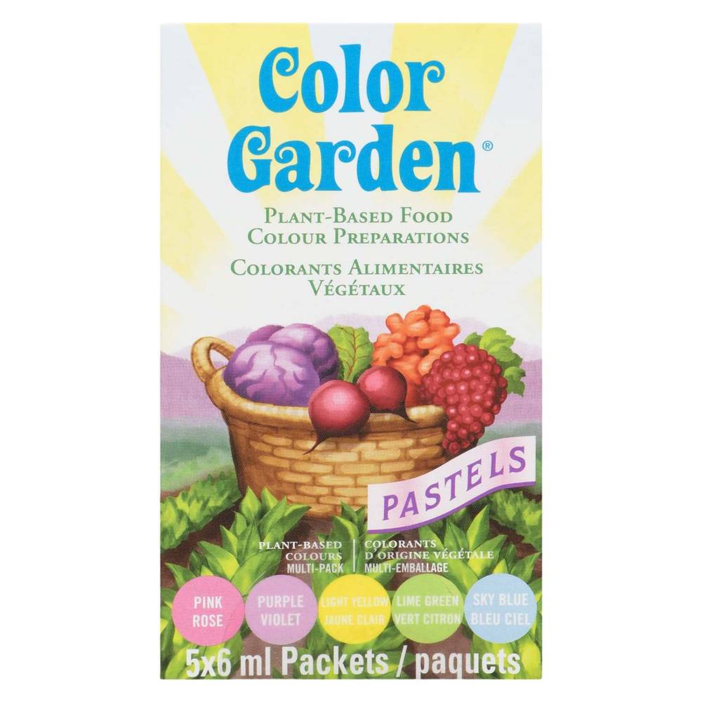 Color Garden Pastels Food Colouring (5 x 6 ml)