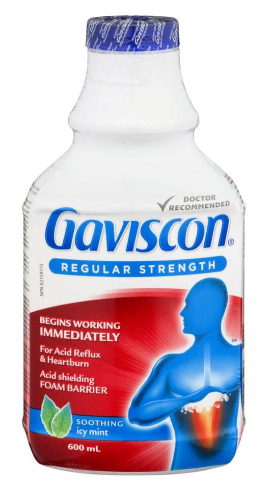 Gaviscon Regular Strength Soothing Icy Mint Relief (600 g)