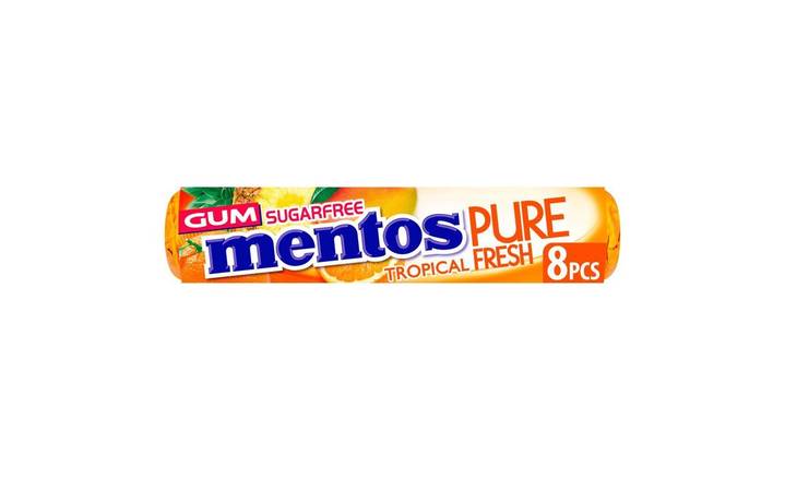 Mentos Gum Pure Fresh Tropical 8 Pieces 15g (401100)
