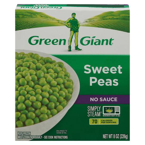 Green Giant Simply Steam No Sauce Sweet Peas
