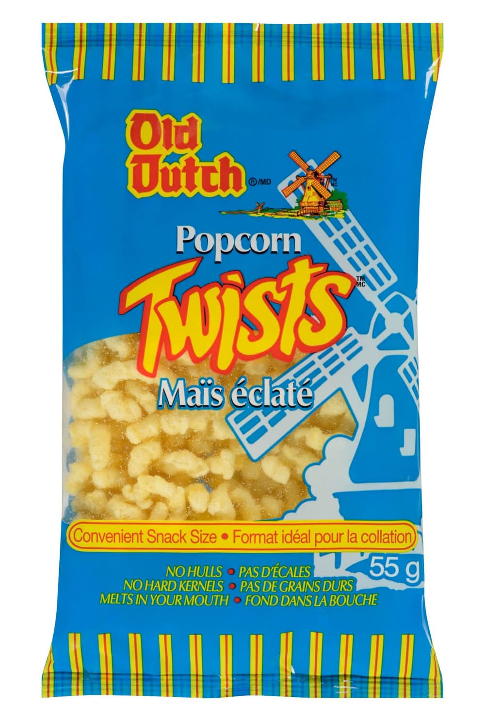 Old Dutch Popcorn Twists Puffe 55g