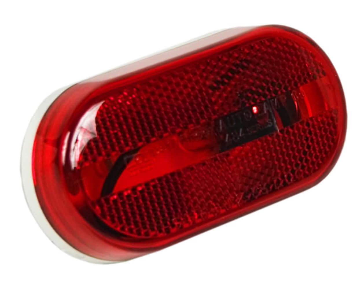 Hopkins 4-1/8\" Oblong Clearance/side Marker, Red | B484W1R