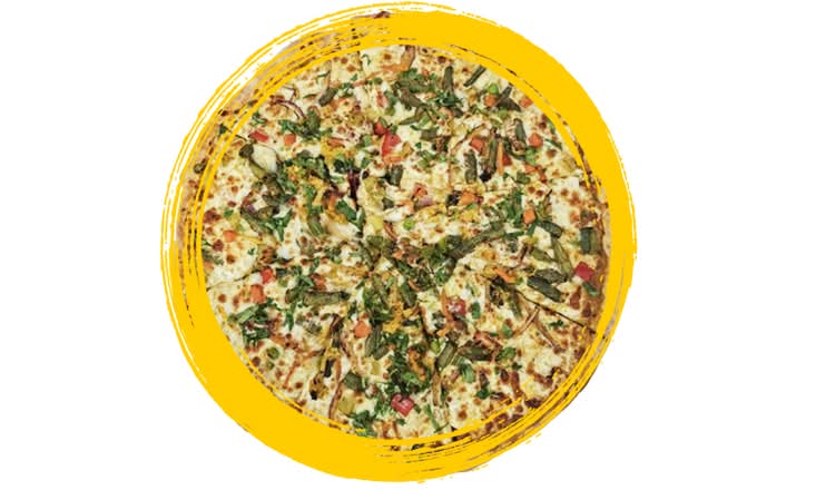 VEG CURRY SPECIAL PIZZA