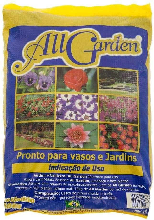 All garden turfa para vasos, floreiras e jardins (10kg)