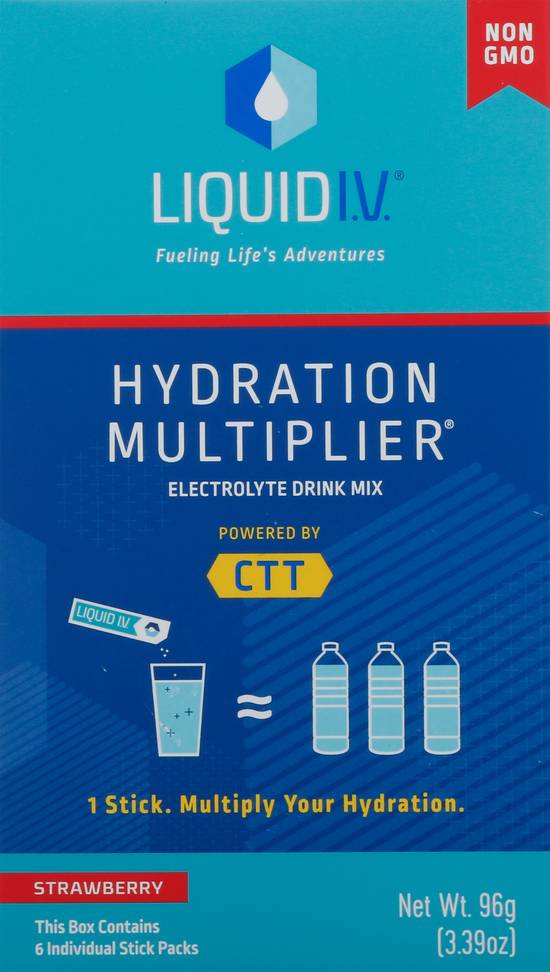 Liquid I.v. Hydration Multiplier Electrolyte Drink Mix (3.39 oz) (strawberry)